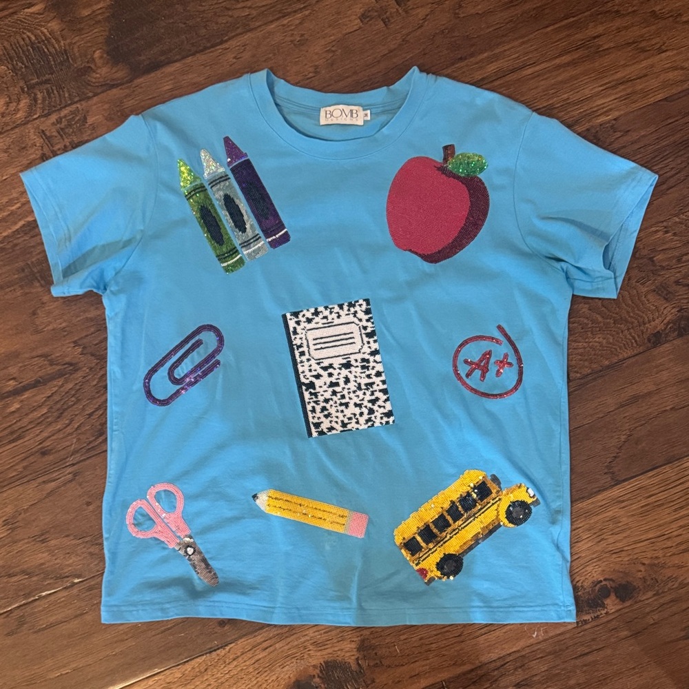 Sequin Teacher Top